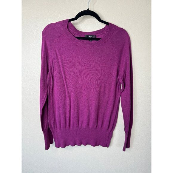 Mossimo Women's‎ Purple Lightweight Sweater, purple sweater, womens sweater - Picture 2 of 6